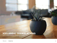 Tablet Screenshot of icelandictranslations.com